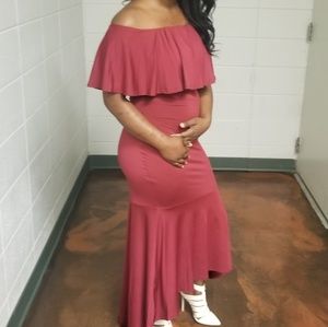 Off the shoulders dress